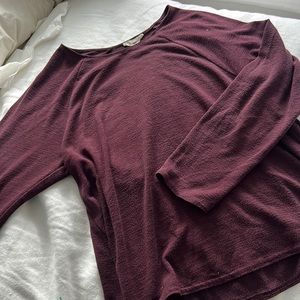 Wilfred Free‎ Maroon LS Tee